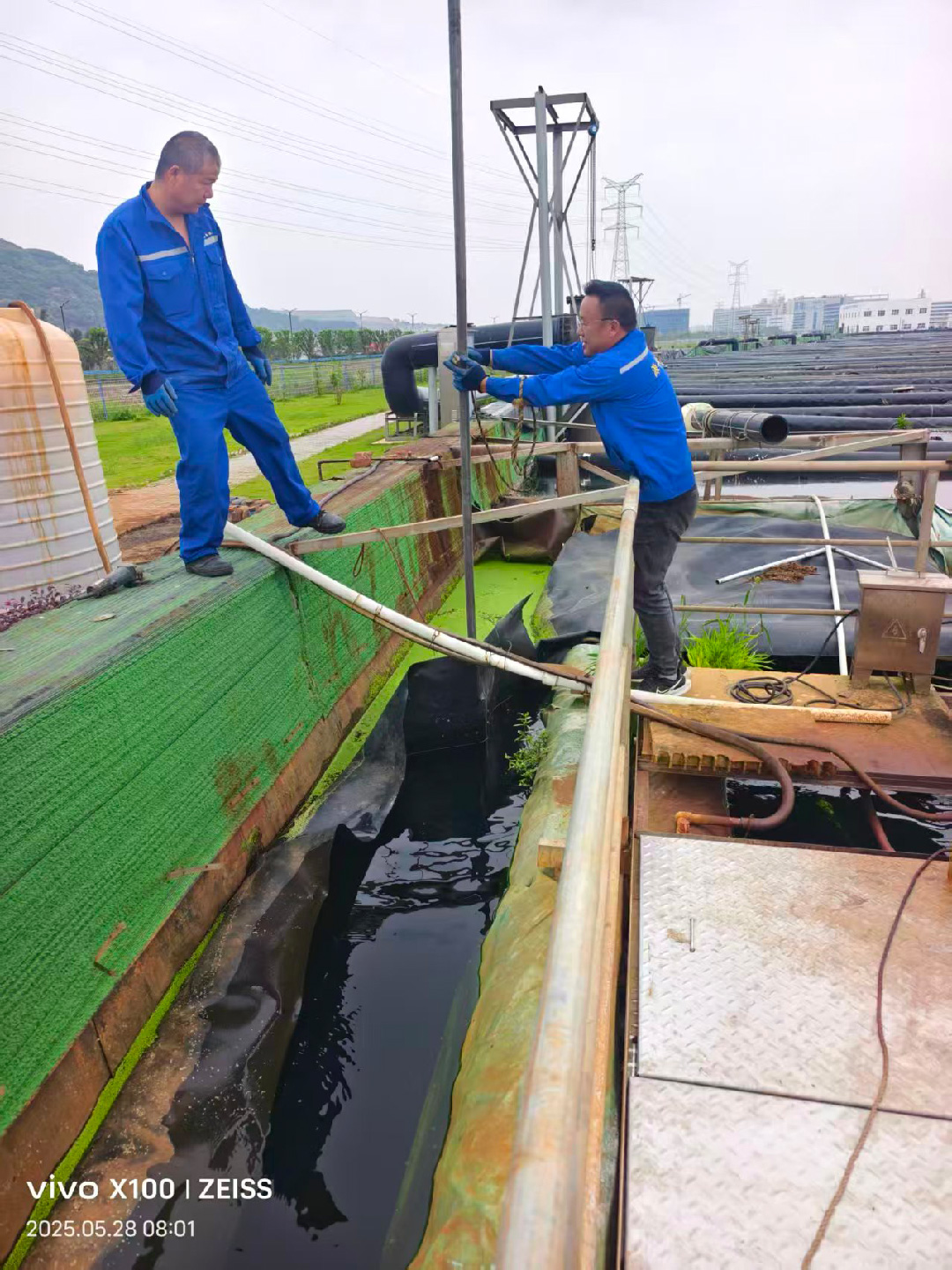污水厂帘布水下修复