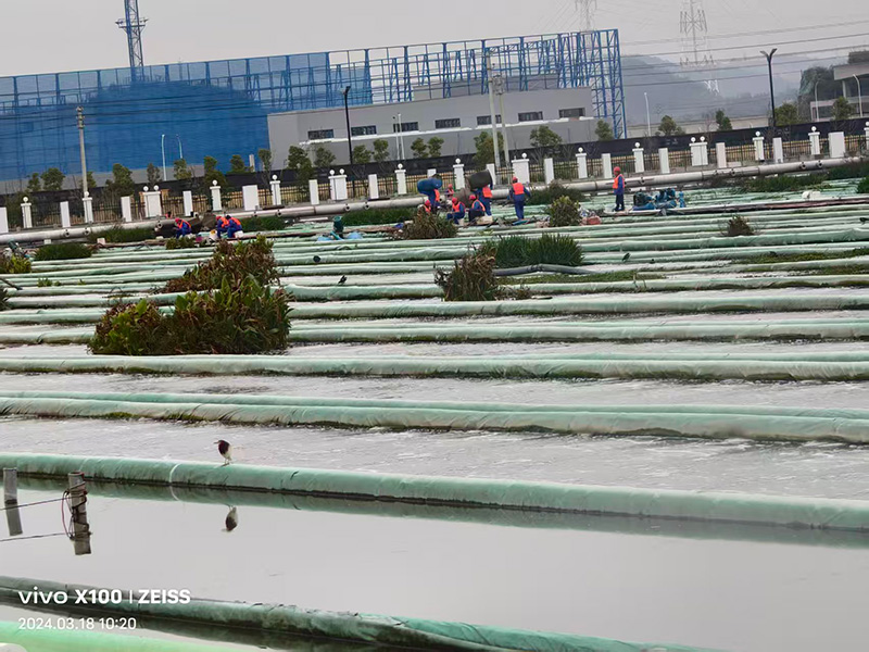 污水厂帘布水下修复