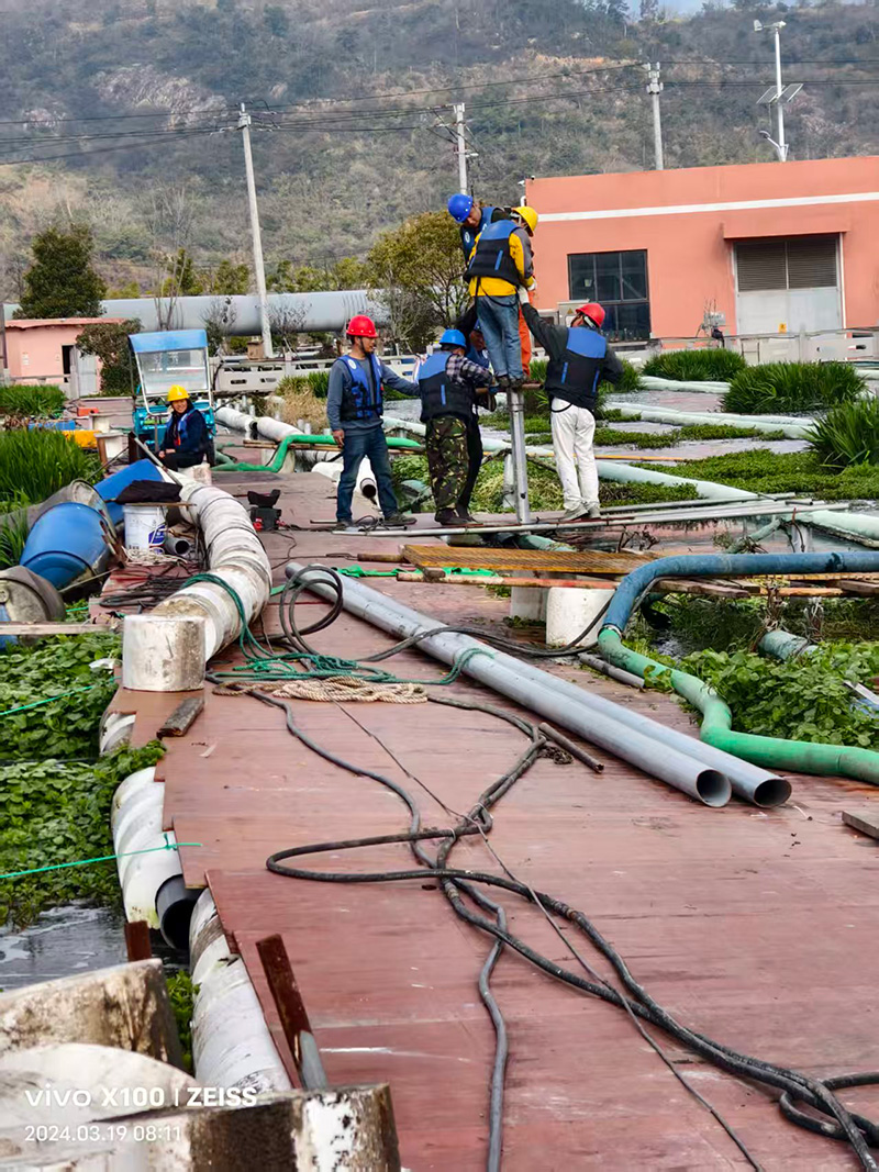 污水厂帘布水下修复