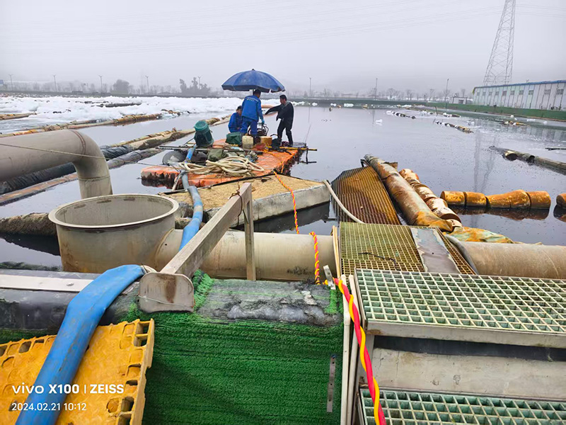 污水厂帘布水下修复