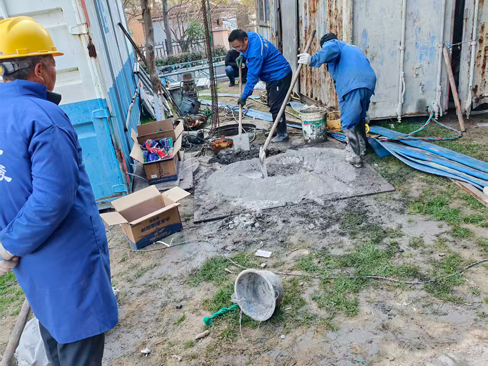 水下管道砌墙封堵施工